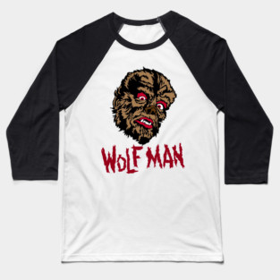 Wolfman Mani Yack Baseball T-Shirt