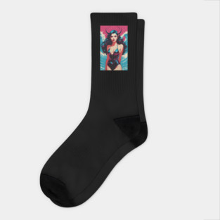 Retro Succubus Swim Suit Edition 3 Socks