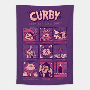 Curby: 1000% Official Shirt Tapestry