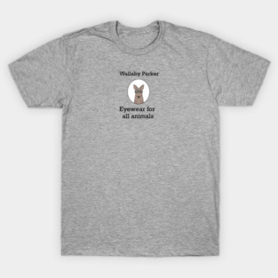 Wallaby Parker- eyewear for all animals T-Shirt