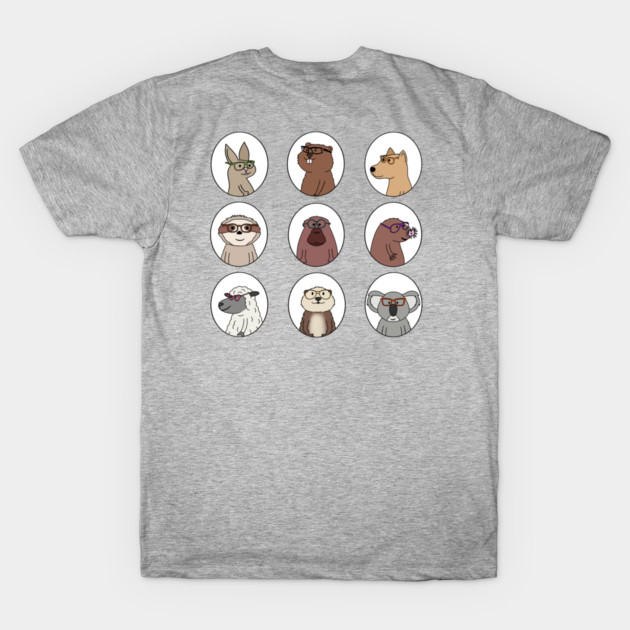 Wallaby Parker- eyewear for all animals by Coconut Moe Illustrations