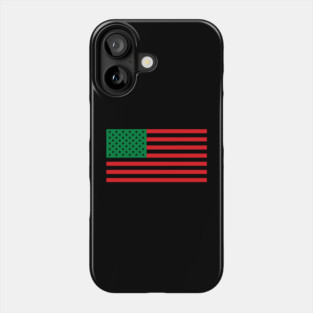 Pan African American Flag Phone Case