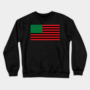 Pan African American Flag Crewneck Sweatshirt