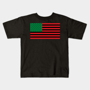 Pan African American Flag Kids T-Shirt