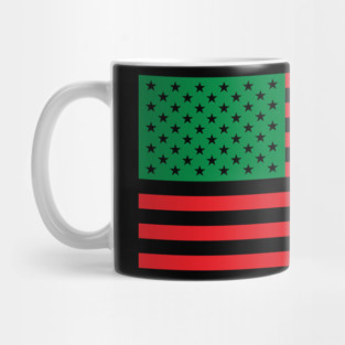 Pan African American Flag Mug