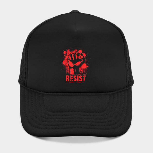 Resist Protest fist - Red by UrbanLifeApparel
