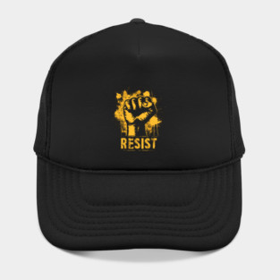 Resist Protest fist - Yellow Gold Hat