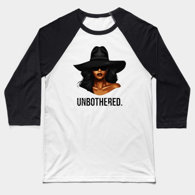 Unbothered Black Queen Baseball T-Shirt by UrbanLifeApparel