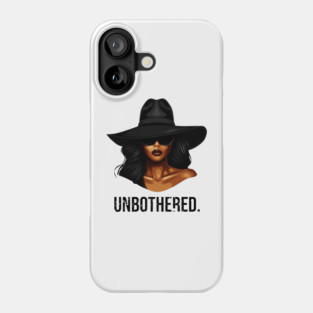 Unbothered Black Queen Phone Case