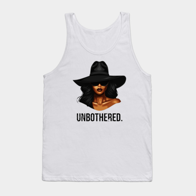 Unbothered Black Queen Tank Top by UrbanLifeApparel
