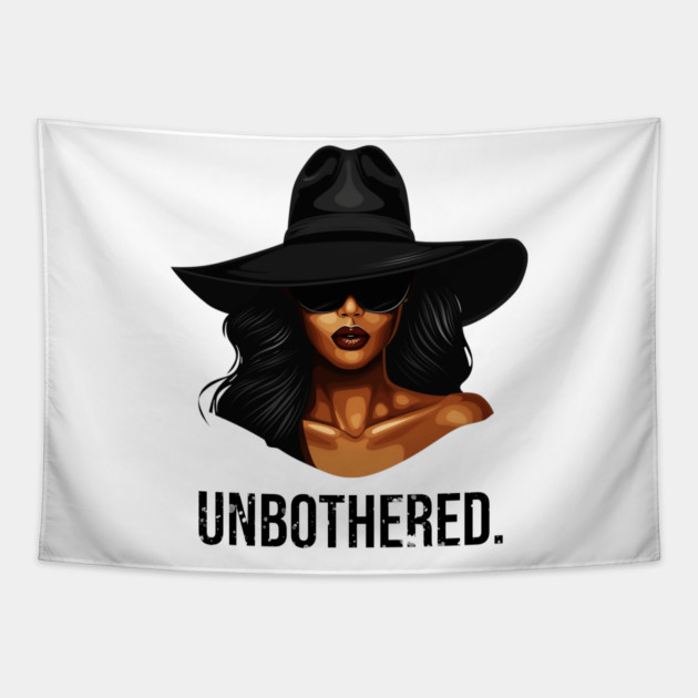 Unbothered Black Queen Tapestry by UrbanLifeApparel