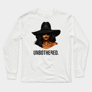 Unbothered Black Queen Long Sleeve T-Shirt