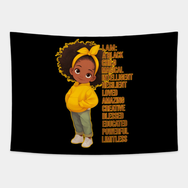 Limitless Black Girl Tapestry by UrbanLifeApparel
