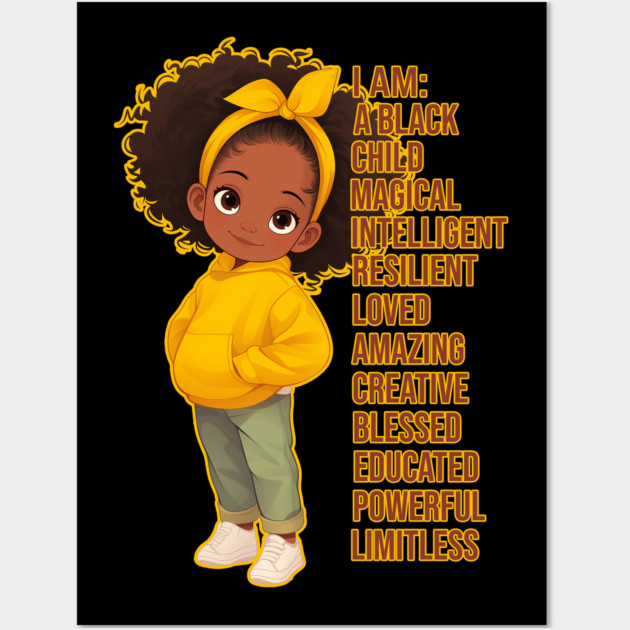 Limitless Black Girl Wall Art by UrbanLifeApparel