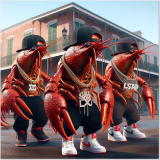 Westside Crawdad Killing Crew Posters and Art