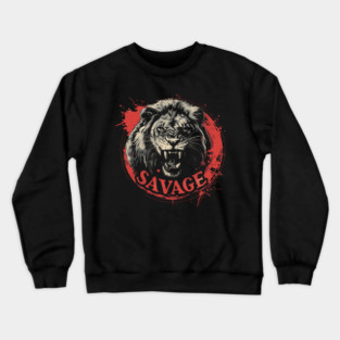 Savage Lion Crewneck Sweatshirt