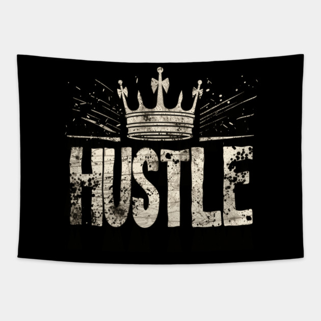 Hustle King/Queen Tapestry by UrbanLifeApparel