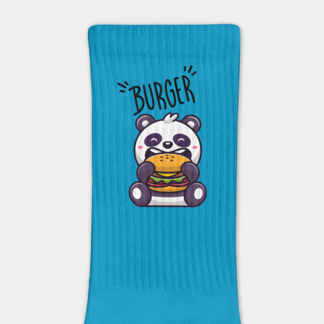 Baby Panda Love Burger by Urbanprint