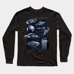 Naves Ícones Long Sleeve T-Shirt