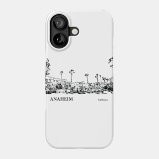 Anaheim California Phone Case