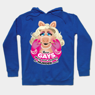 These GAYS, they are trying to MURDER me! Hoodie