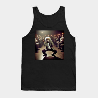 Albert Einstein at The Club Tank Top