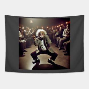 Albert Einstein at The Club Tapestry