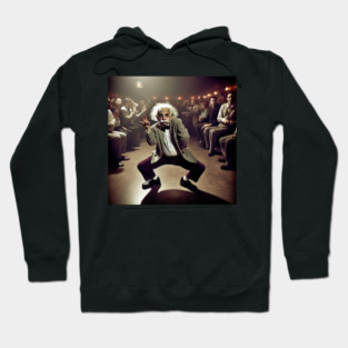Albert Einstein at The Club Hoodie