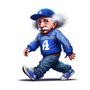 What If Einstein Was A Crip?  #2 T-Shirt