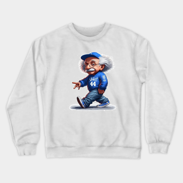 Einstein the CRIP #1 Crewneck Sweatshirt by High Voltage Graphics