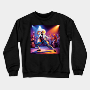 Albert Einstein Doing The Stanky Leg Crewneck Sweatshirt