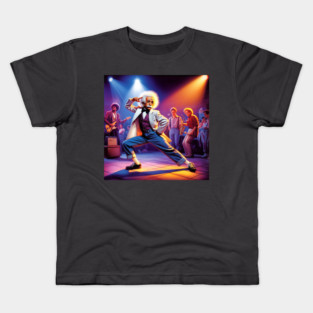 Albert Einstein Doing The Stanky Leg Kids T-Shirt