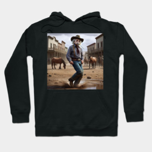 Wild Wild West Albert Einstein Hoodie