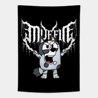 Bluey Muffin Metal Tapestry