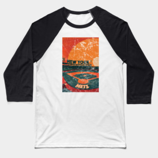 Midcentury New York Mets Stadium Baseball T-Shirt