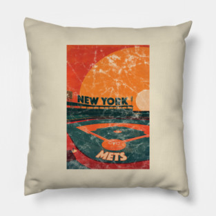 Midcentury New York Mets Stadium Pillow