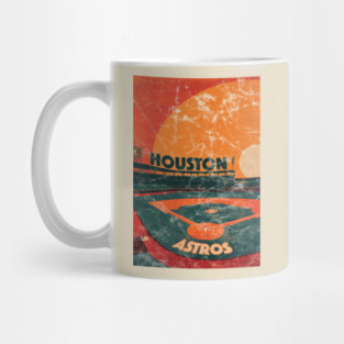 Midcentury Houston Astros Stadium Mug