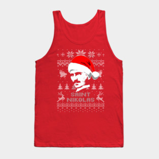Nikola Tesla Saint Nikolas Tank Top