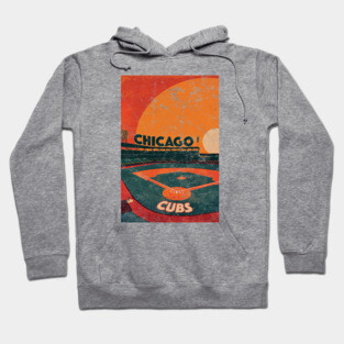 Midcentury Chicago Cubs Stadium Hoodie