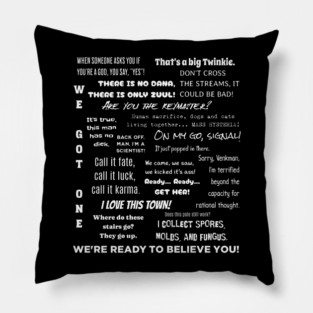 Funny Movie Quotes Ghostbusters Pillow