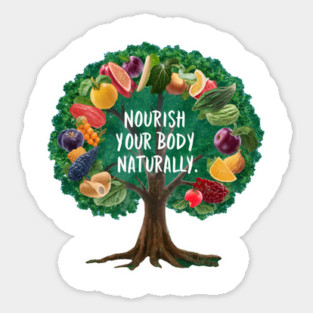 Nourish Your Body Naturally Magnet