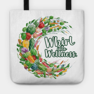 Whirl Into Wellness Healthy Lifestyle Tote