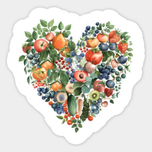 Heart Filled with Natures Gifts Magnet