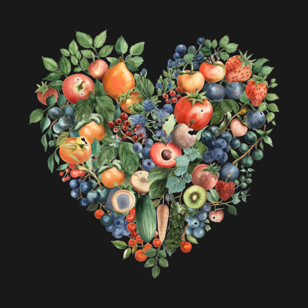 Heart Filled with Natures Gifts by Vinokurio