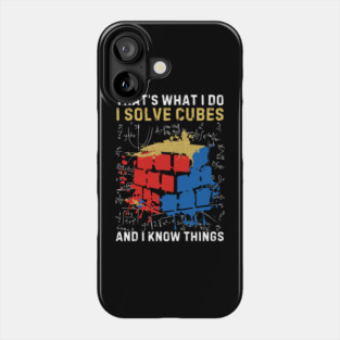 Rubiks Cube Solving Phone Case