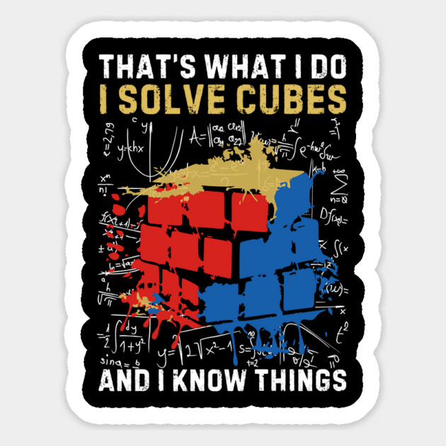 Rubiks Cube Solving Magnet by The WYLD Tribe