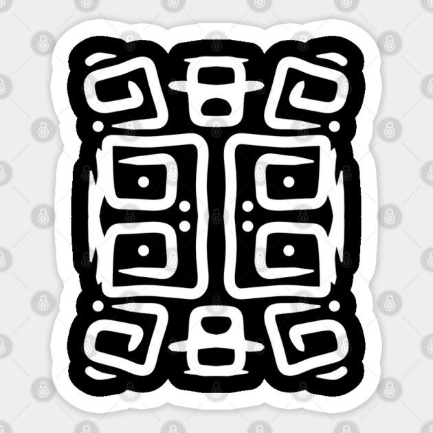 Lines Art 1 Sticker by Megadorim