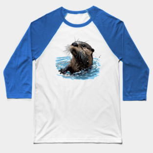 otter Baseball T-Shirt