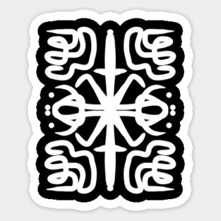 Lines Art 2 Sticker