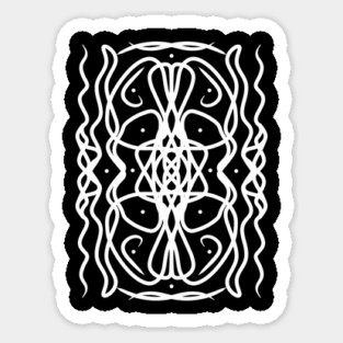 Lines Art 4 Sticker
